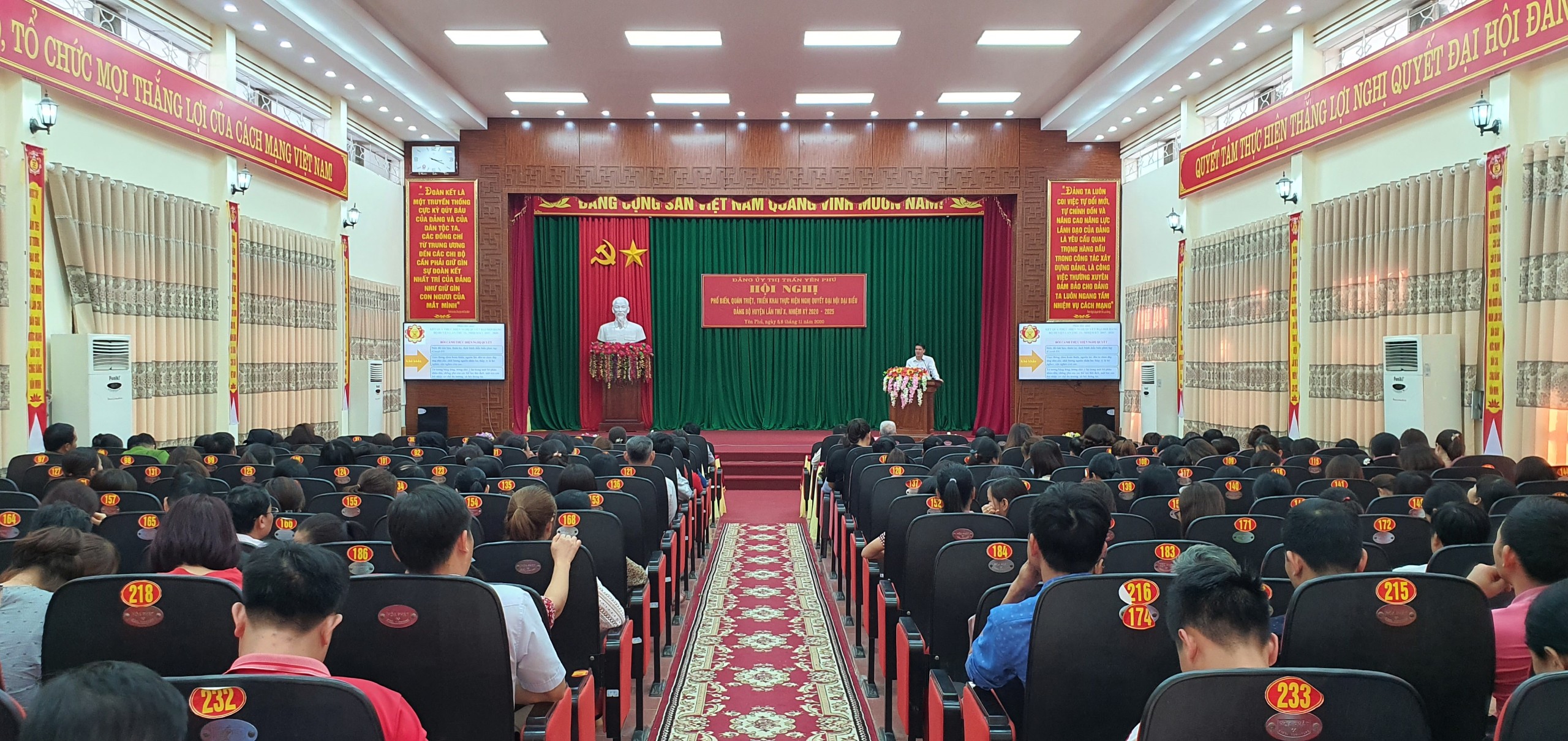 Hội nghị  phổ biến, quán triệt, triển khai thực hiện Nghị quyết Đại hội đại biểu Đảng bộ huyện lần thứ X, nhiệm kỳ 2020 - 2025.
