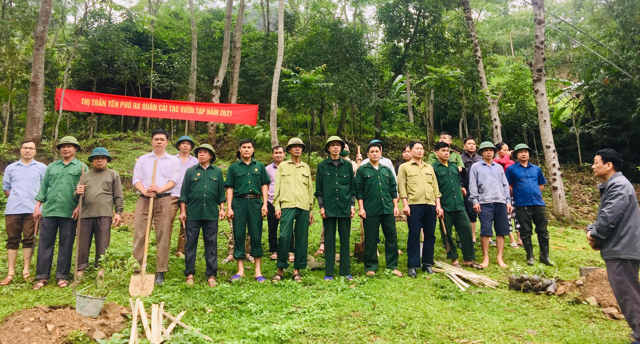 Thị trấn Yên Phú tiếp tục thực hiện chương trình cải tạo vườn tạp